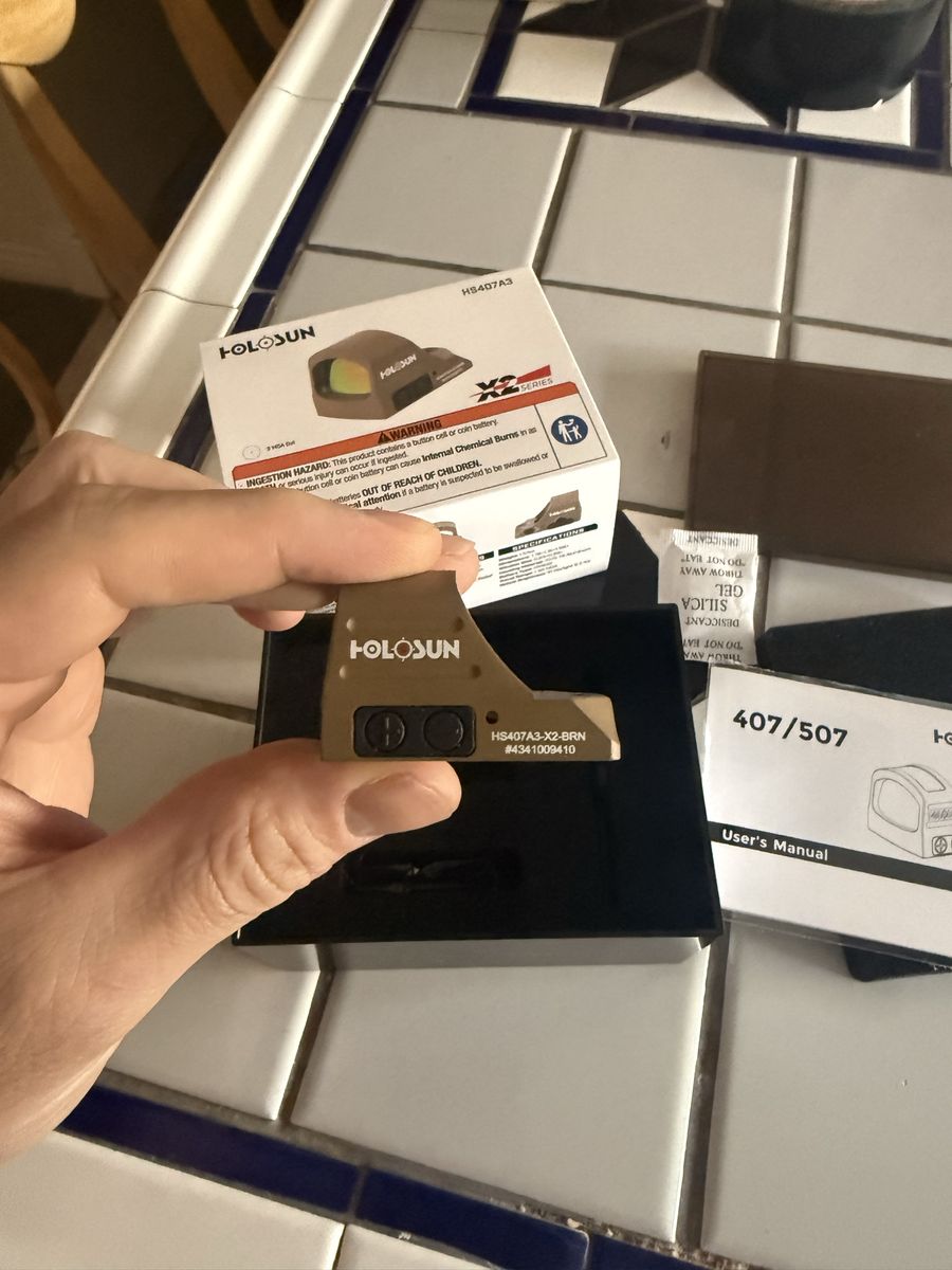 New - Holosun 407A Red Dot (Open to Trades)