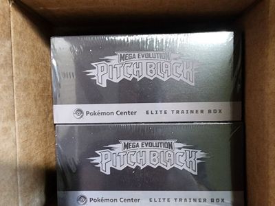 Pokémon Center Mega Evolution Pitch Black Elite Trainer Box - Sealed, New
