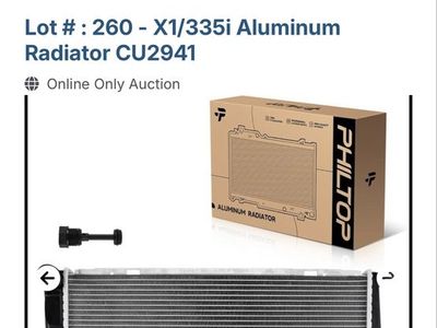 PHILTOP CU2941 Aluminum Radiator for BMW 135i, 335i, X1, Z4 (2007-2016) - New Condition