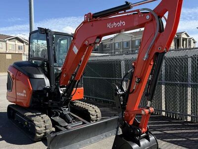 Kubota KX040-5 Mini Excavator Rental – 4 Ton Excavator for Trenching & Dirt Work - Half Day option, check description