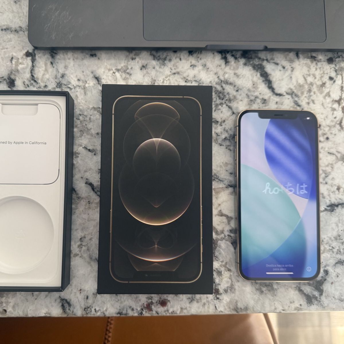 iPhone 12 Pro, Unlocked, gold, 256GB, MGK73LL/A