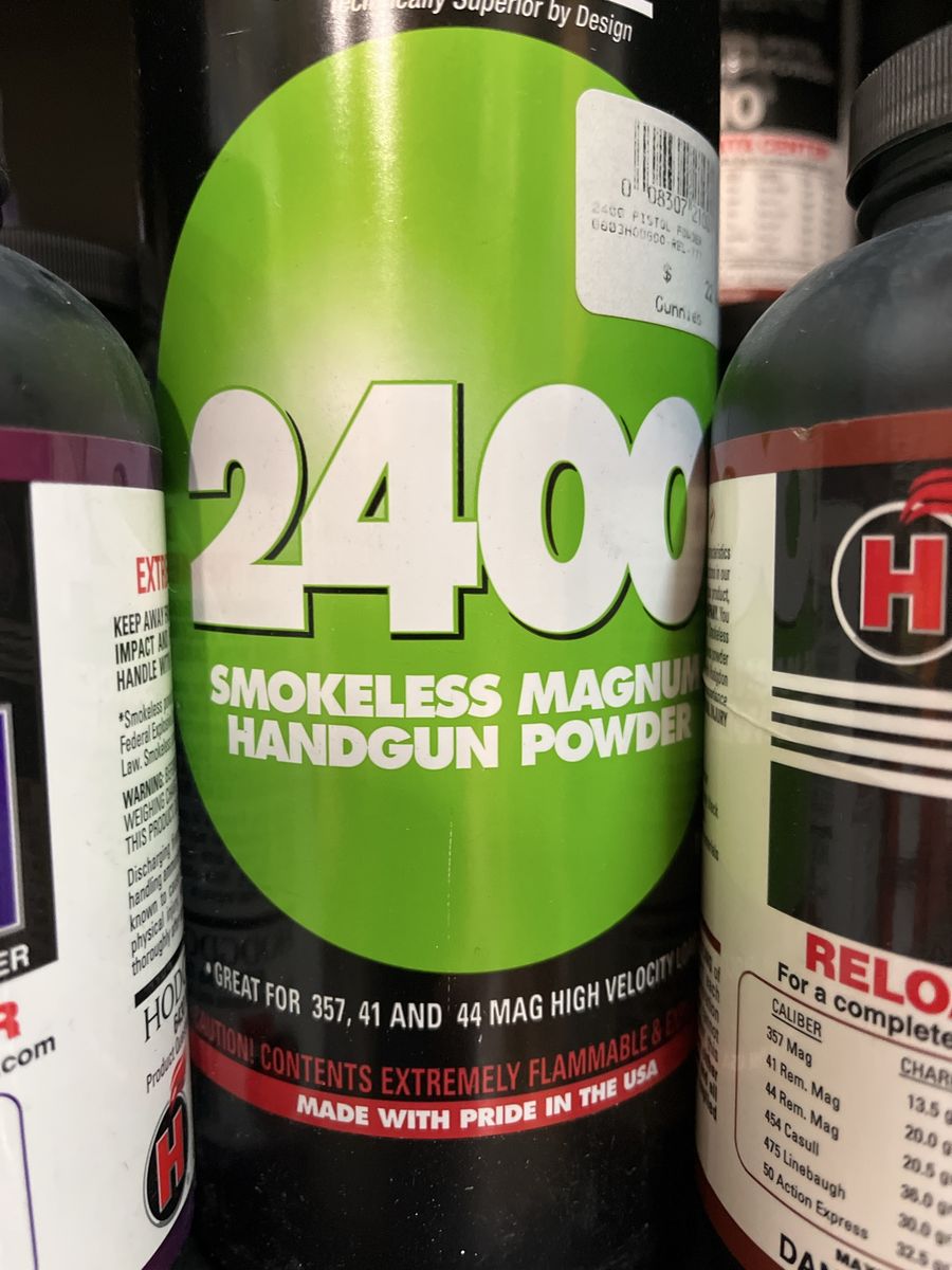 2400 Smokeless Magnum Handgun Powder.