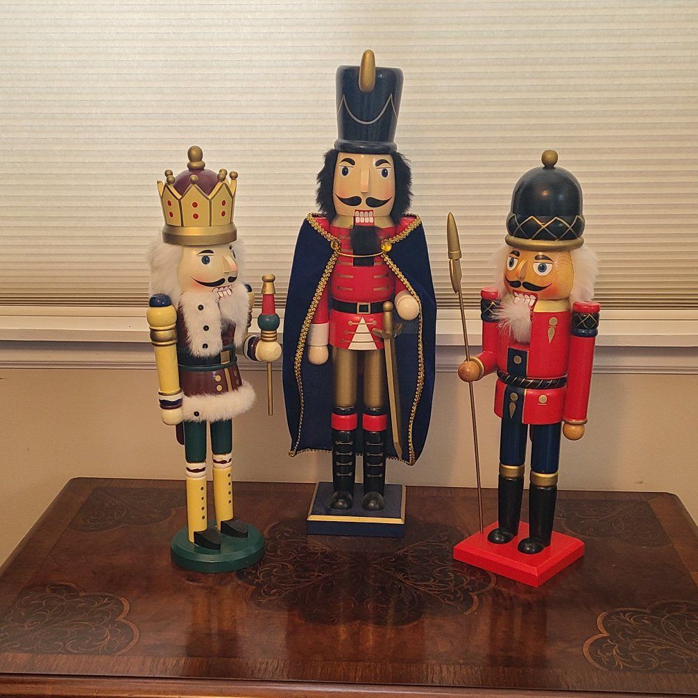 3 Tall Nutcrackers