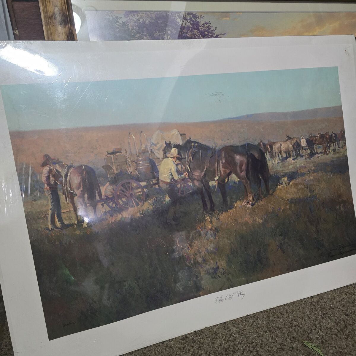 Painting James Reynolds "THE OLD WAY"