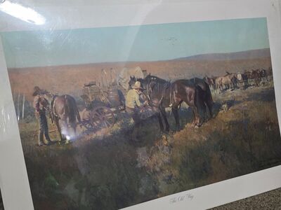 Painting James Reynolds "THE OLD WAY"