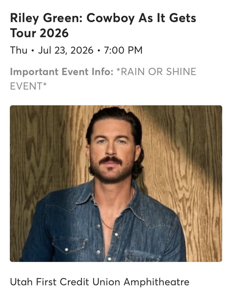 Riley Green Concert tickets