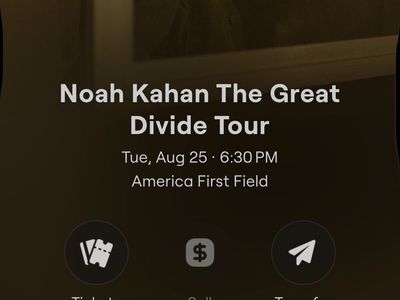 Noah Kahan August 25th Utah Concert Tickets (x2 available)