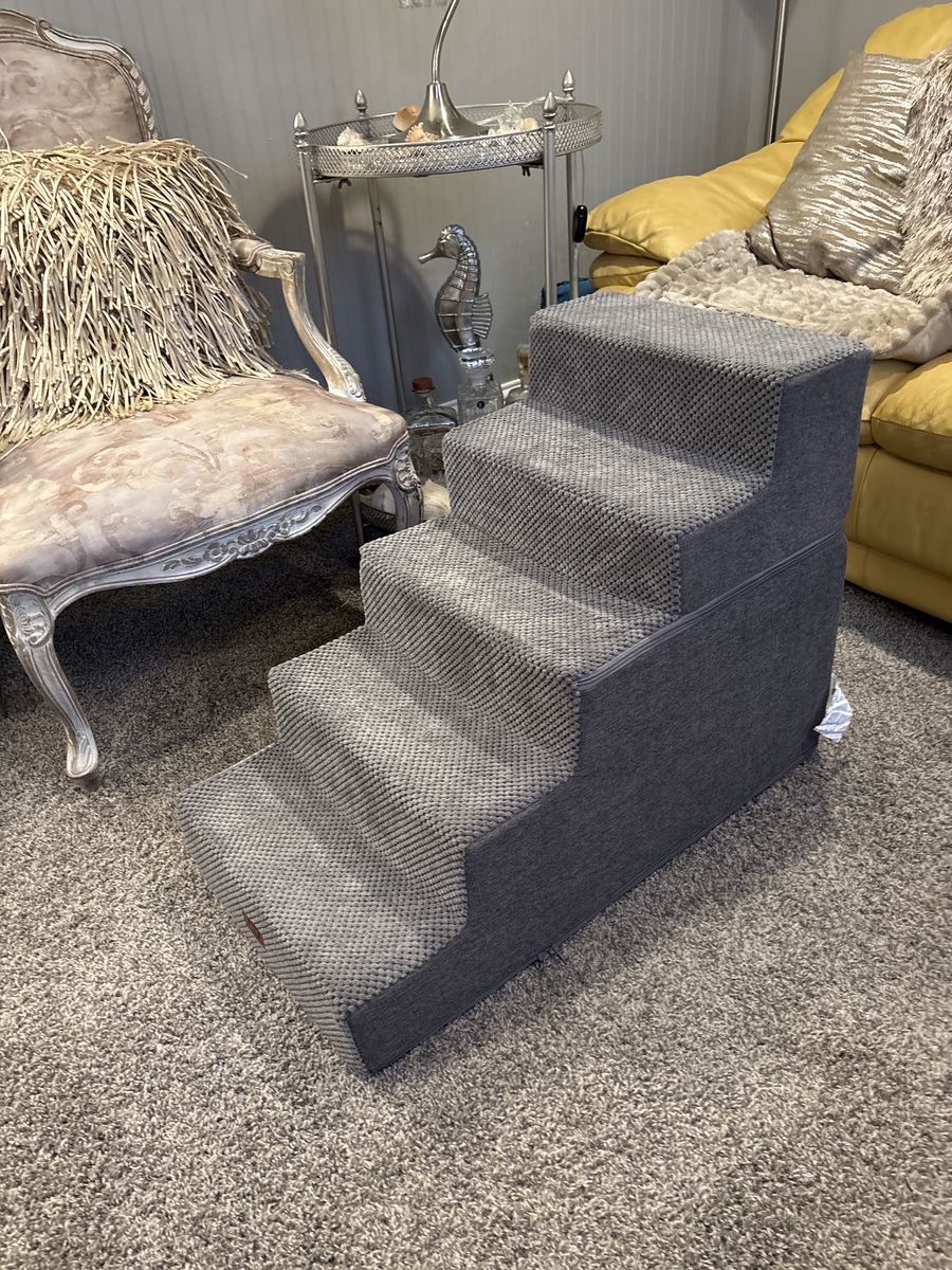 5 Stair Dog Steps With Removable Step