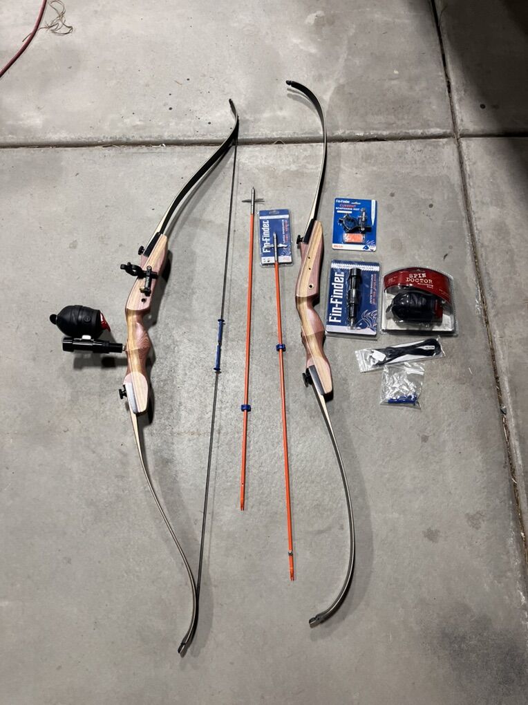 Fin-Finder Left Handed Bow Fishing Setup