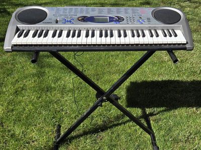 Casio LK-44 Key Lighting System Digital Electronic Keyboard MIDI with Stand