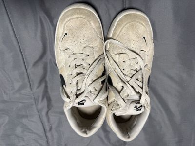 Nike SB Force 58 Beige Suede Skate Shoes Men's Size 10
