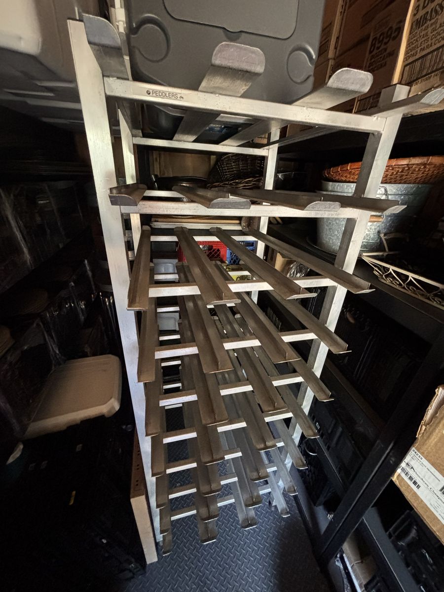 Aluminum Commercial #10 Can Rack - Multi-Tier 162 cans.