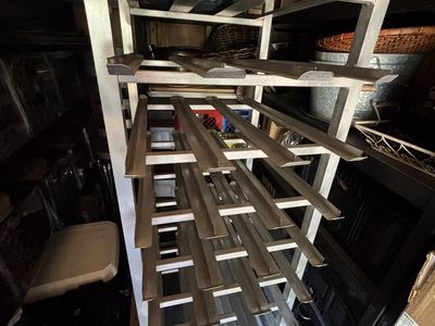 Aluminum Commercial #10 Can Rack - Multi-Tier 162 cans.