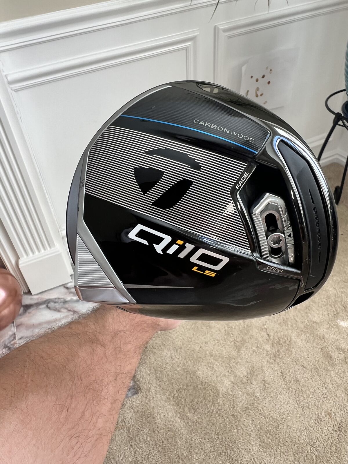 Taylormade Qi10 LS 8.0° Driver w/upgraded Tour AD DI-6 Stiff shaft used two rounds