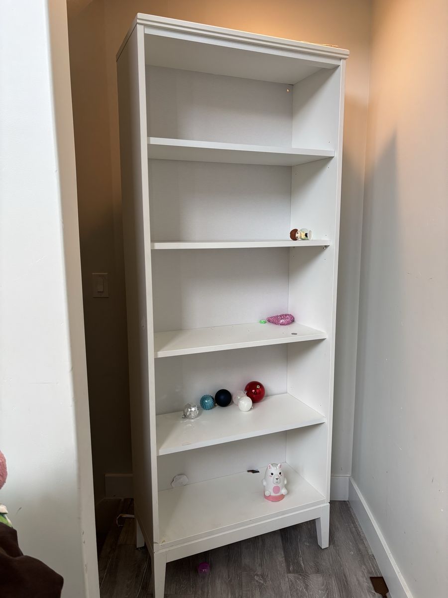 White Bookshelf