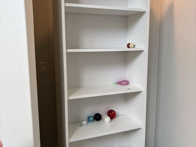 White Bookshelf