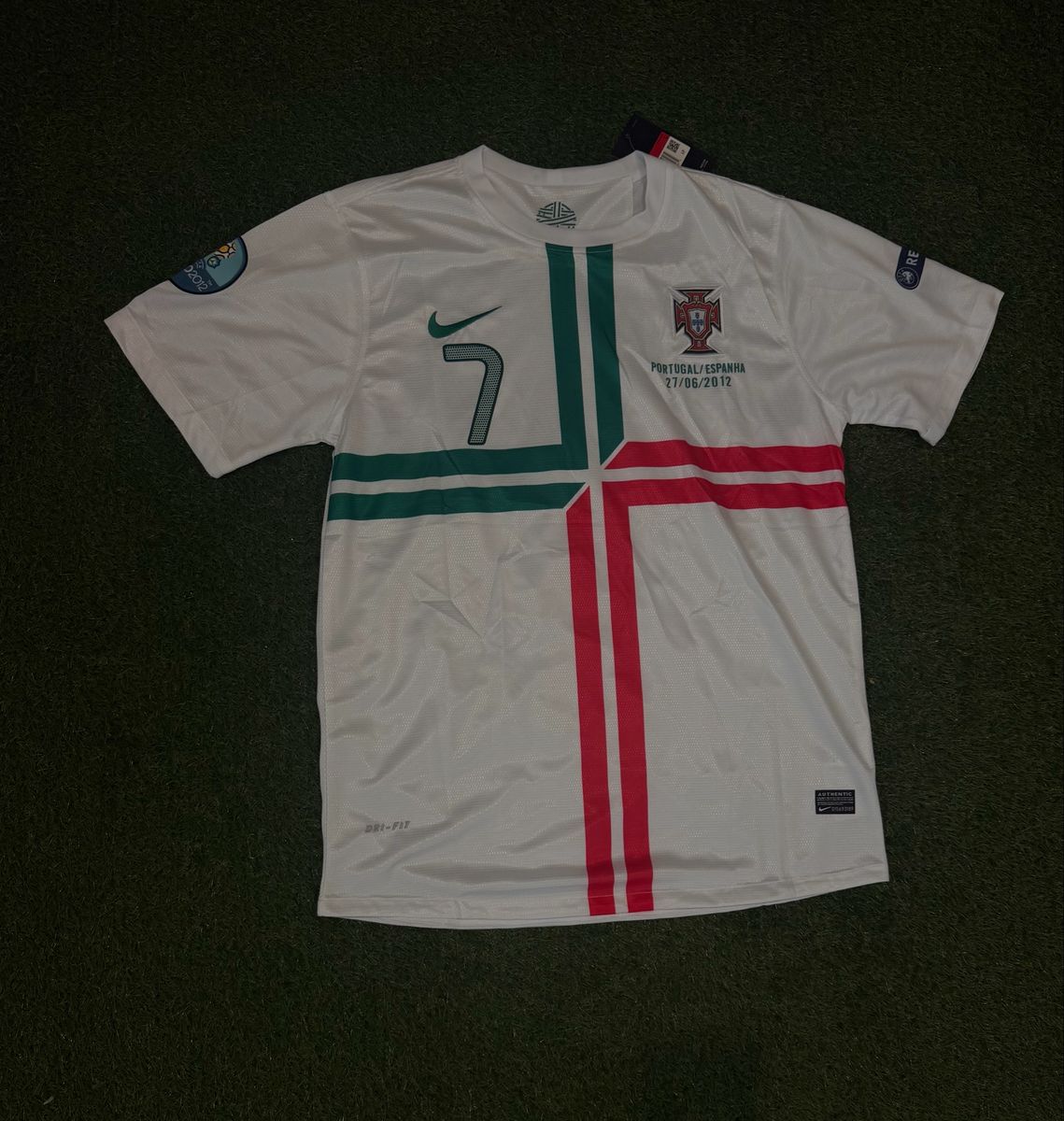 Nike Cristiano Ronaldo Portugal Euro 2012 Away Jersey #7 - Men's Soccer Shirt