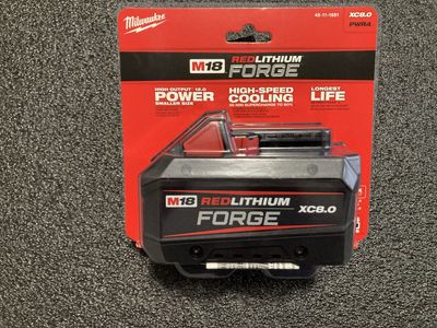 Battery - M18 18V Lithium-Ion REDLITHIUM FORGE XC 8.0 Ah Battery Pack