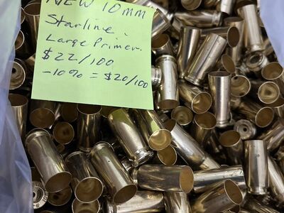 NEW 10 mm Auto Brass. Used Available Too.