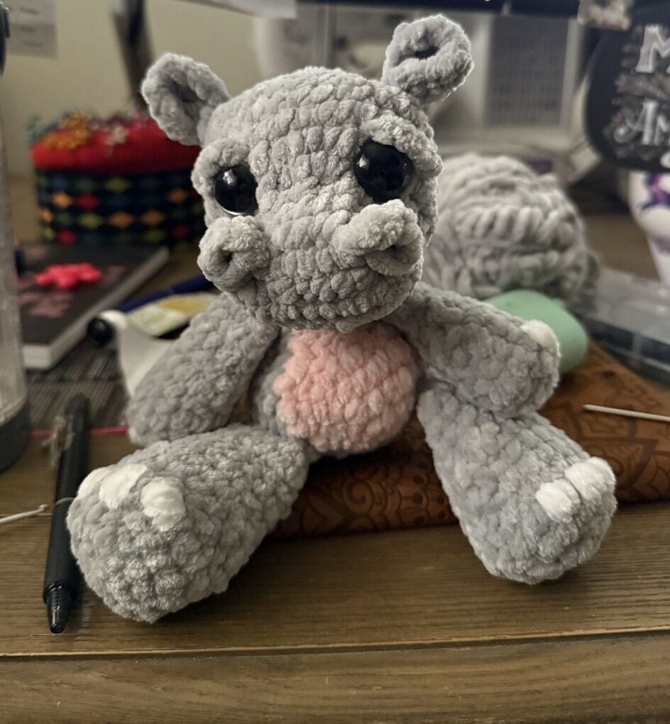 Ben The Hippo Amigurami