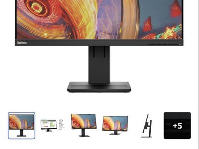 Lenovo ThinkVision E24q-20 24” QHD 1440p IPS Monitor – Like New