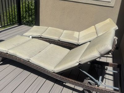 Sunbrella Lounge Chair Cushions Set Of 2!