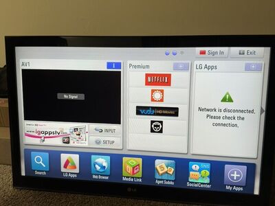 LG 50 Inch TV (RCA And Hmdi Ports)