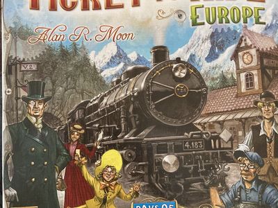Ticket to Ride: Europe Board Game by Days of Wonder - Complete & Excellent Condition