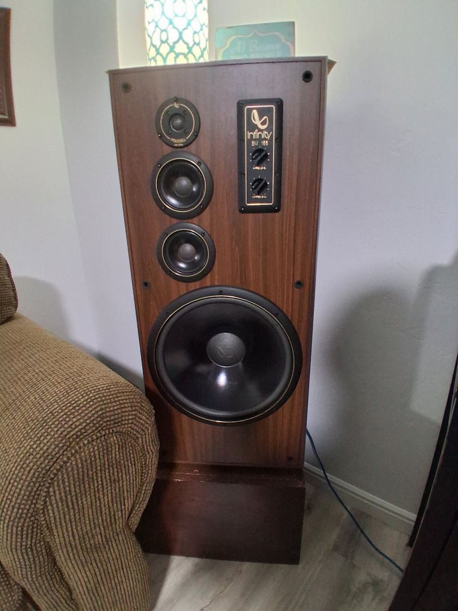 Infinity SM 155 Studio Monitor Floorstanding Speaker - Wood Grain Finish