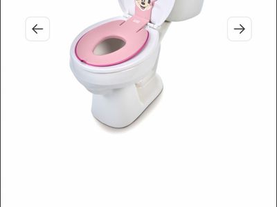 Minnie Mouse flip and sit toilet seat