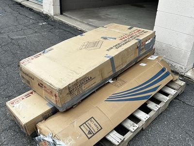 New in box full bed frame with 2 drawers $800 msrp