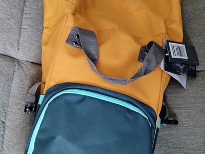Oniva Roll-Top Cooler Backpack by Picnic Time - New, 42-Can Capacity, Water-Resistant