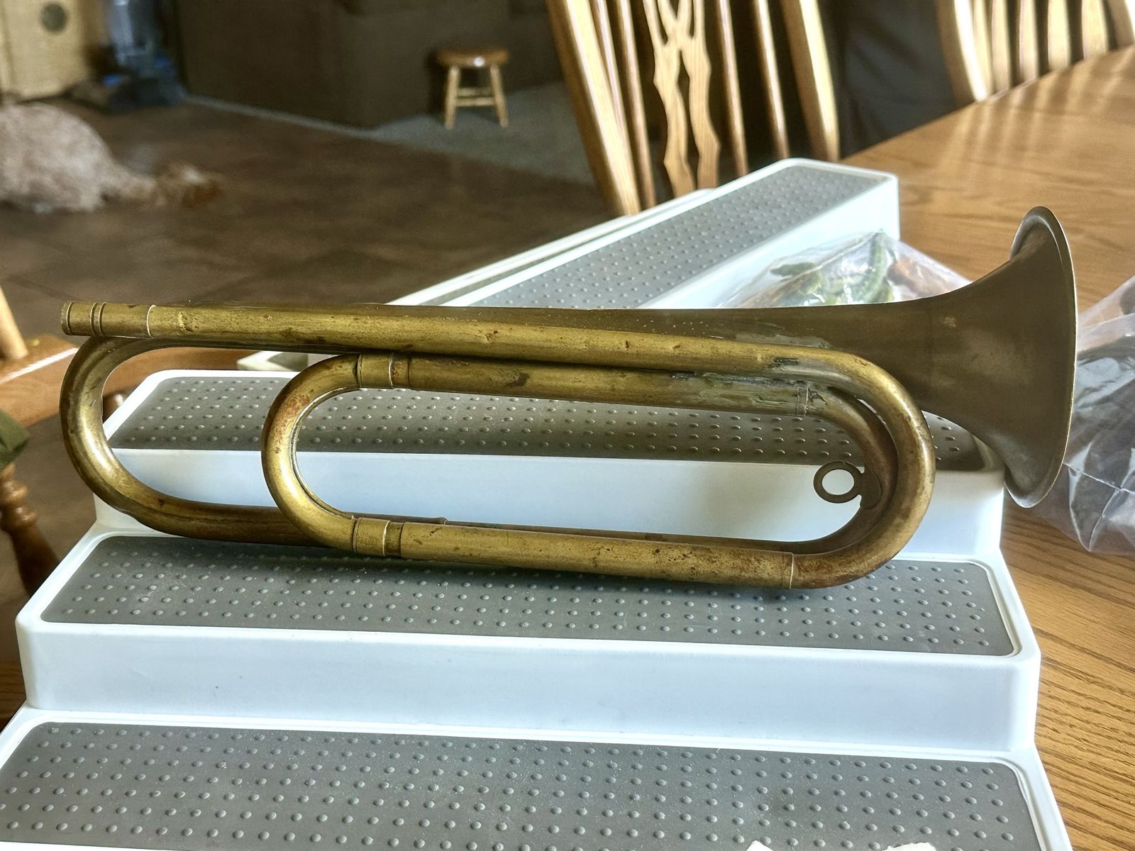 Antique Official Boy Scout Rexcraft Brass Bugle