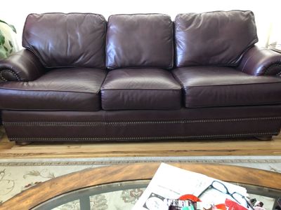 Leather couch