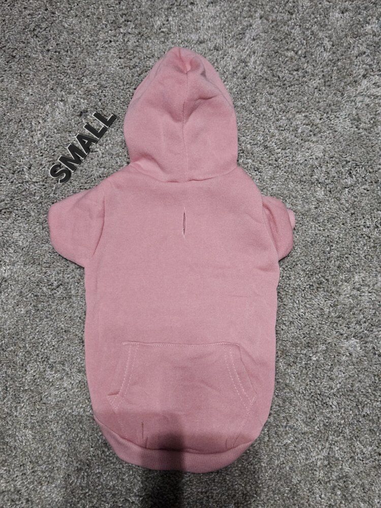 Dog Or Puppy Hooded Sweater Sweatshirt New Small