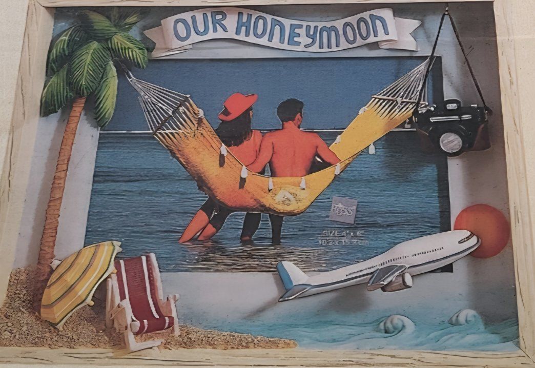 **NEW HONEYMOON PHOTO FRAME**