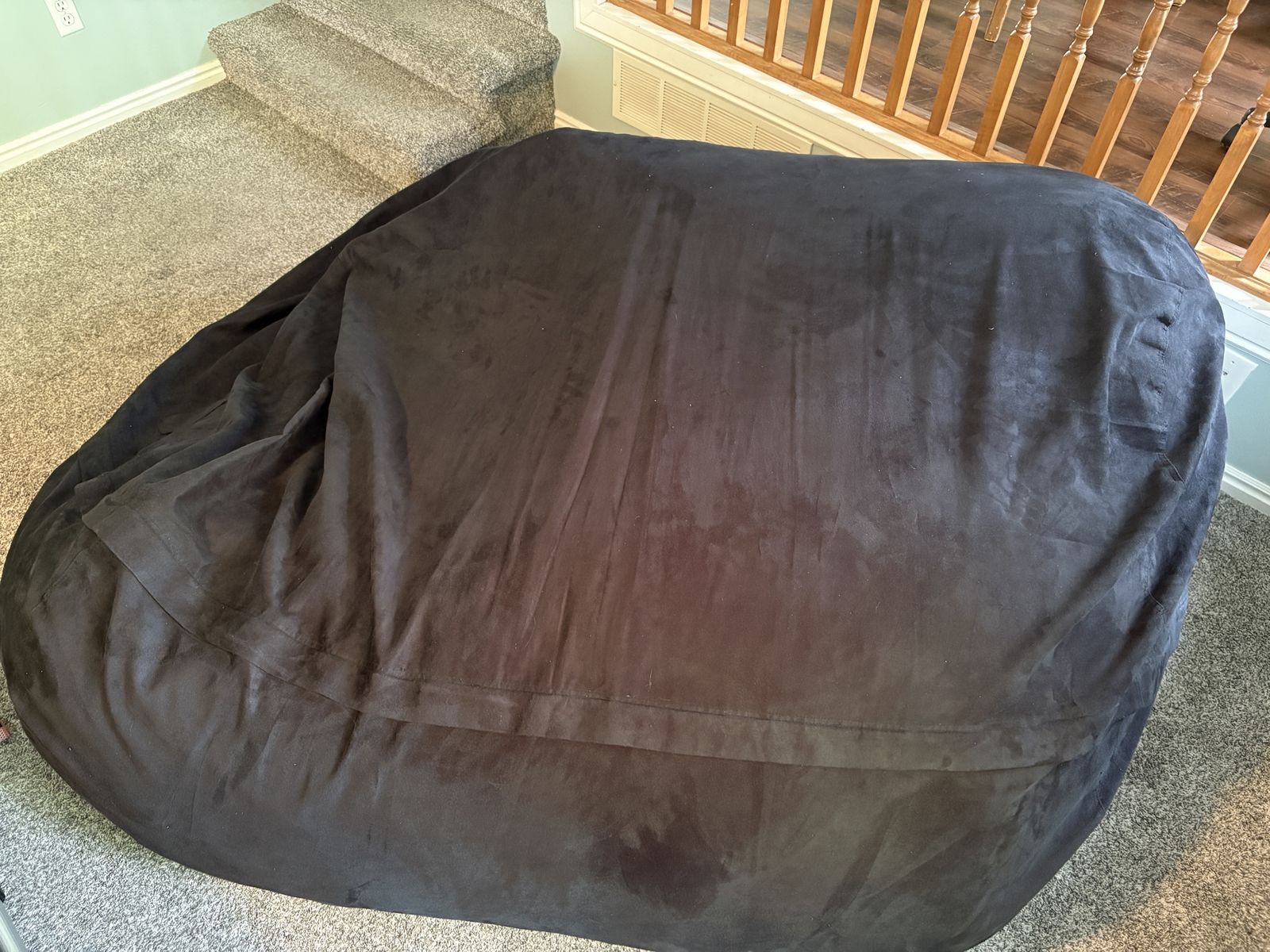 Big comfy black bean bag