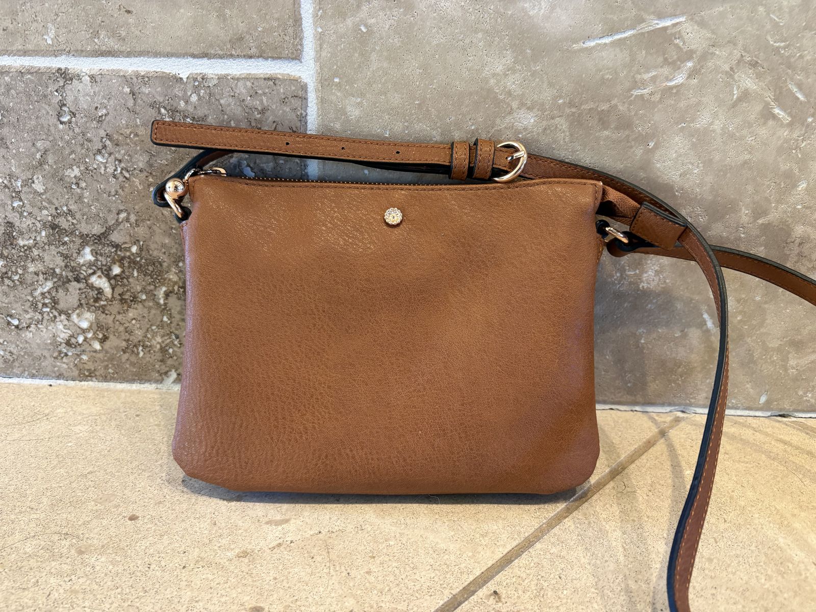 Brown LC Lauren Conrad Crossbody Purse