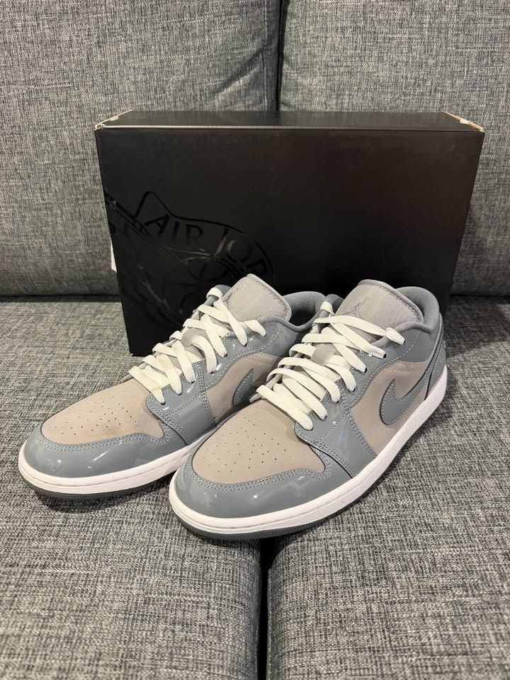 Air Jordan 1 Low SE Medium Grey Cool Grey White Men's Size 11 HF3148-011