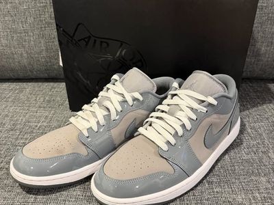 Air Jordan 1 Low SE Medium Grey Cool Grey White Men's Size 11 HF3148-011