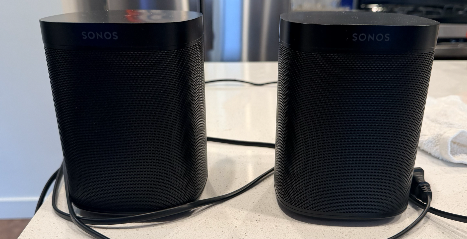 Sonos One (Gen 1 / A100) Smart Wireless Speakers - Pair of 2