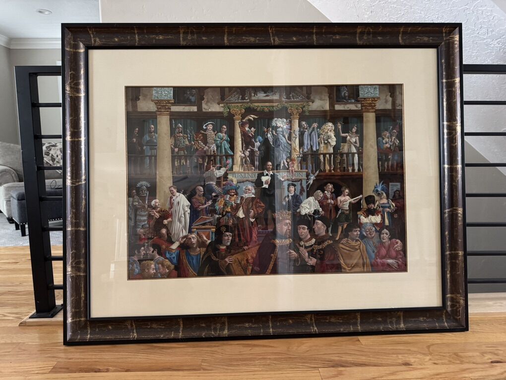 James C. Christensen, All The WorLd Is A Stage