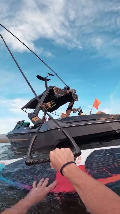 No Throw Surf System with Carbon Fiber Pole
