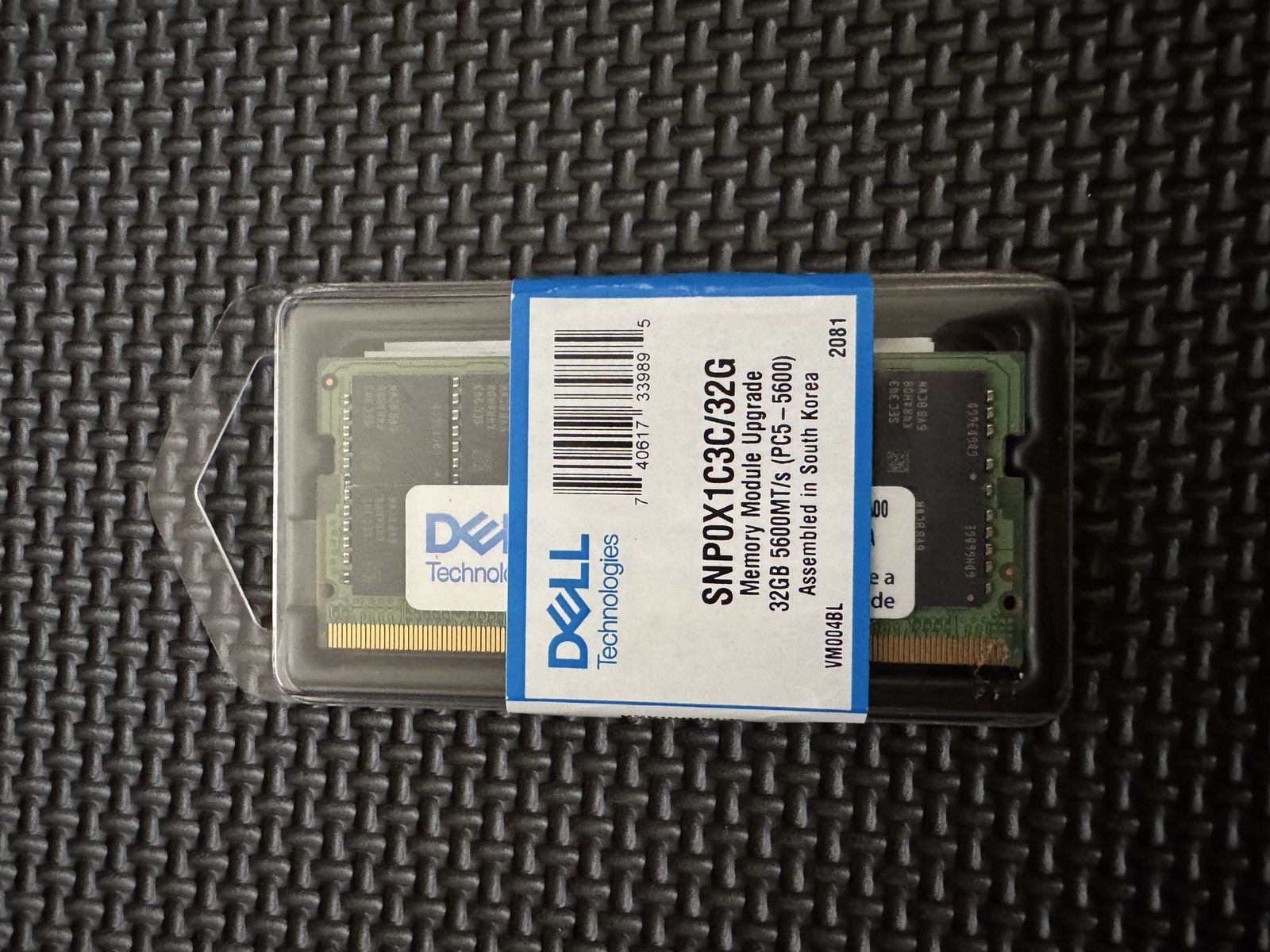 Dell Memory RAM SODIMM DDR5 5600MHz 1x32 