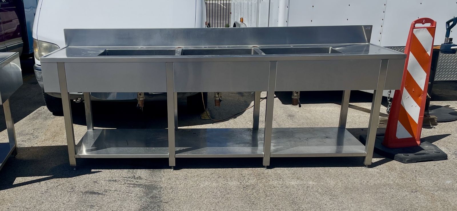 Stainless 3 Compartment Sink (used)