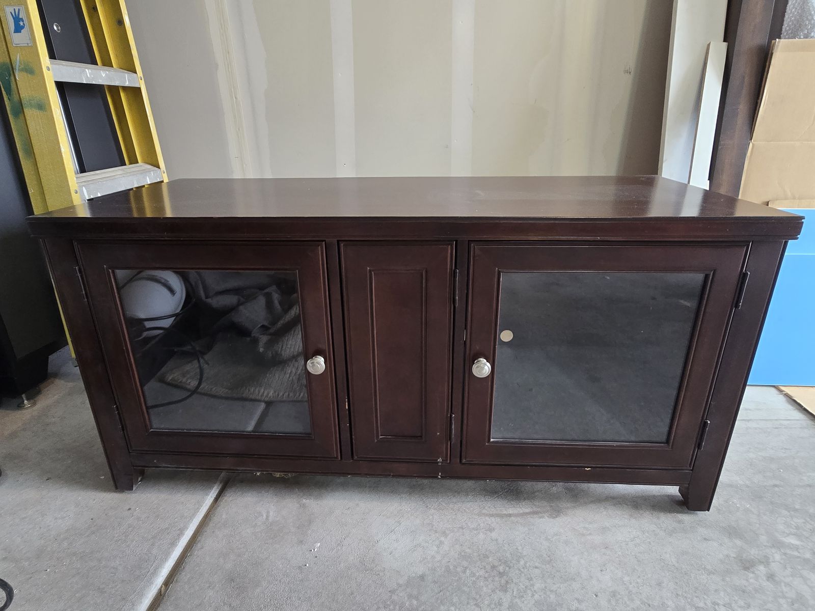 Solid Wood Media Cabinet