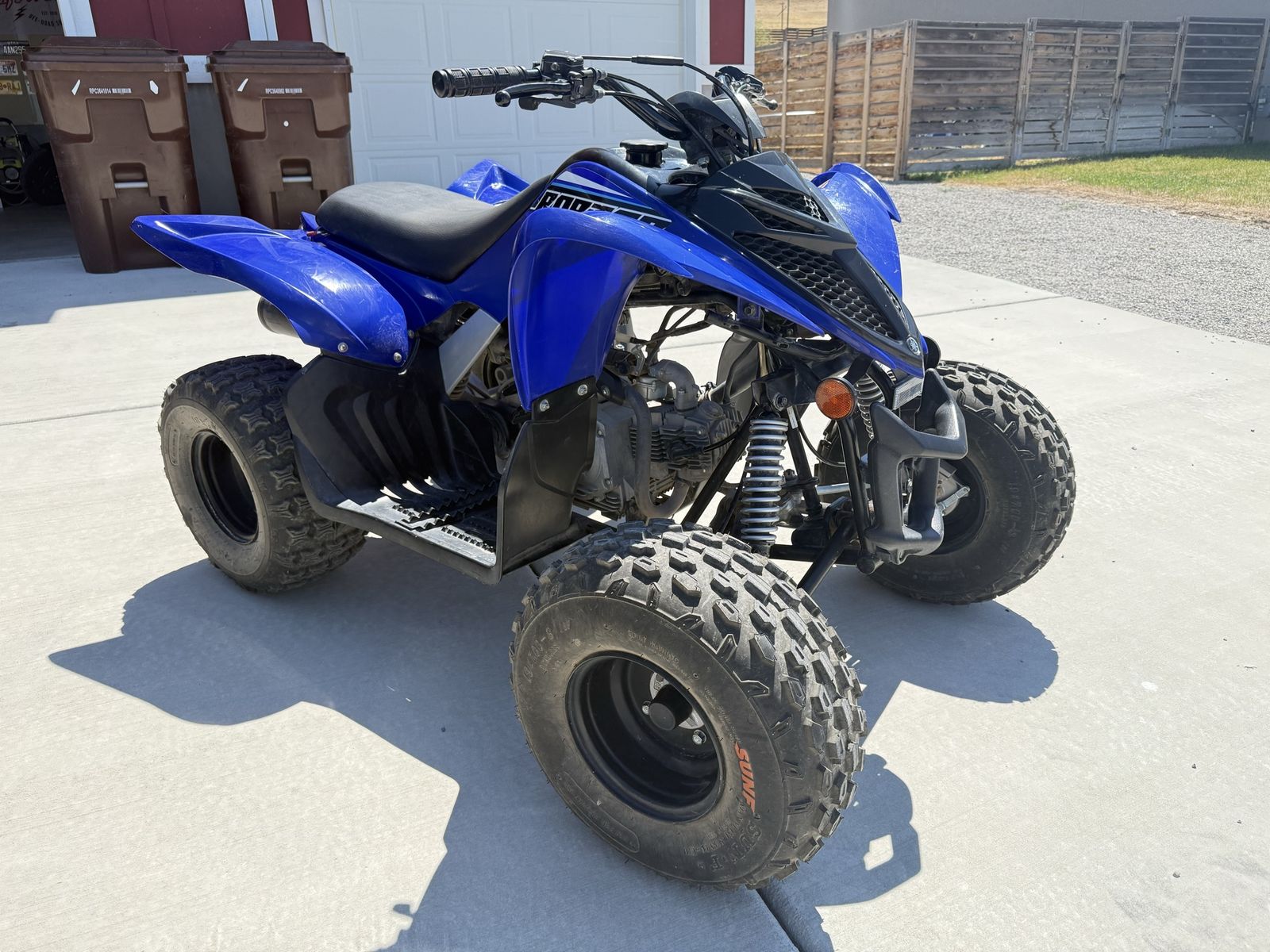 2021 Yamaha Raptor 90 quad for sale.