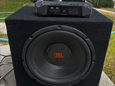 JBL 12-inch Car Subwoofer & Amplifier
