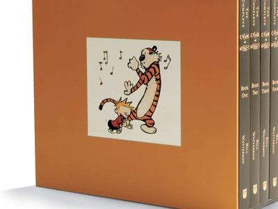 4 Collection Of Calvin And Hobbes Books