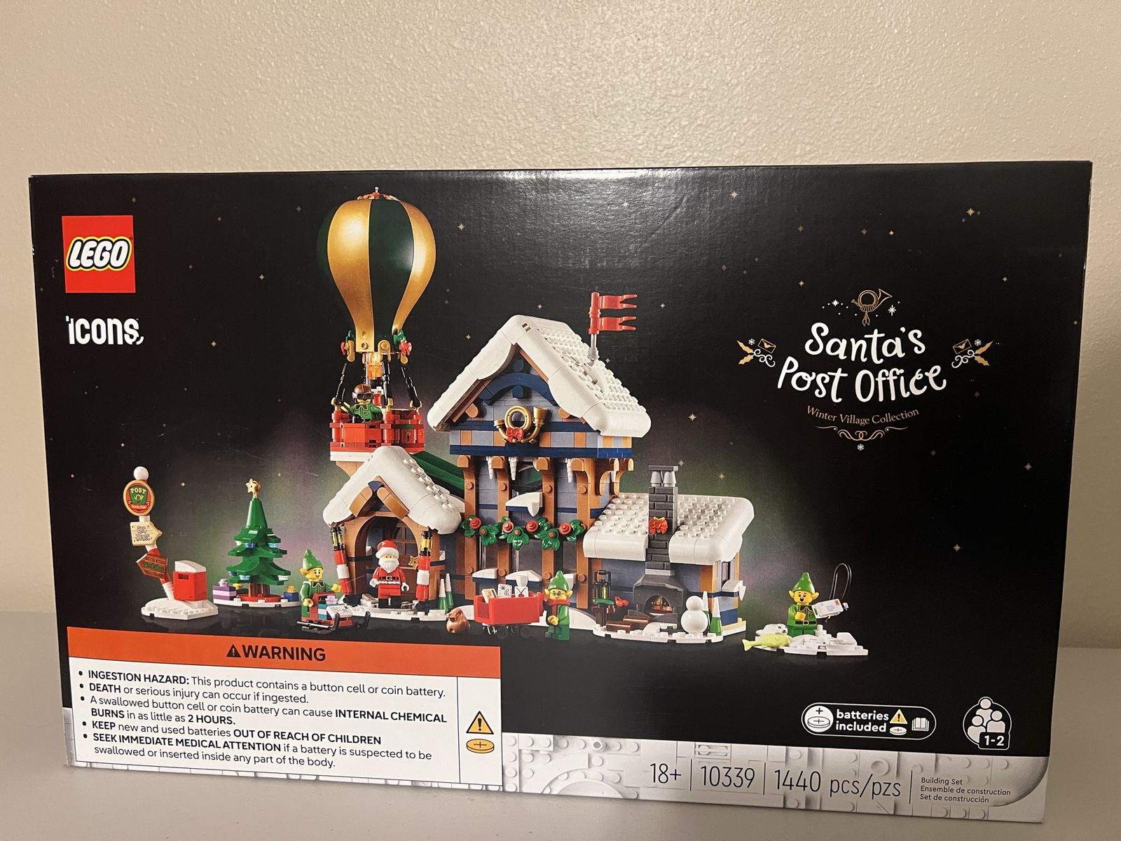 LEGO Icons Santa's Post Office Winter Village Collection 10339 - 1440 Pieces